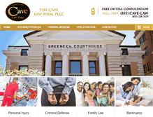 Tablet Screenshot of caveattorneys.com